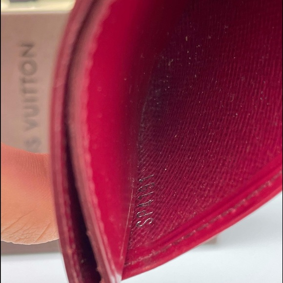Louis vuitton epi fuchsia card case - Picture 6 of 7
